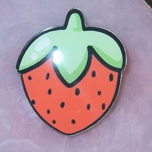 Strawberry Enamel Pin